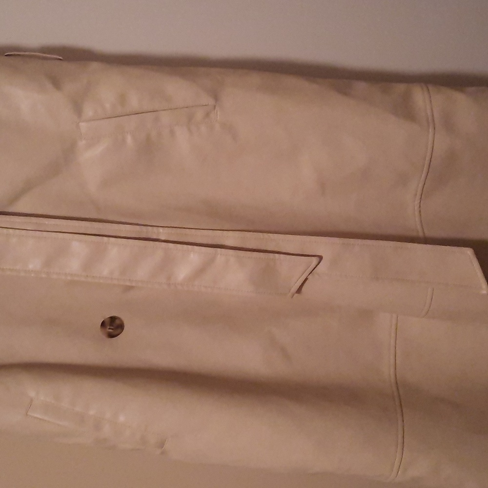 NEW  FAUX TRENCH COAT - Picture 3 of 4